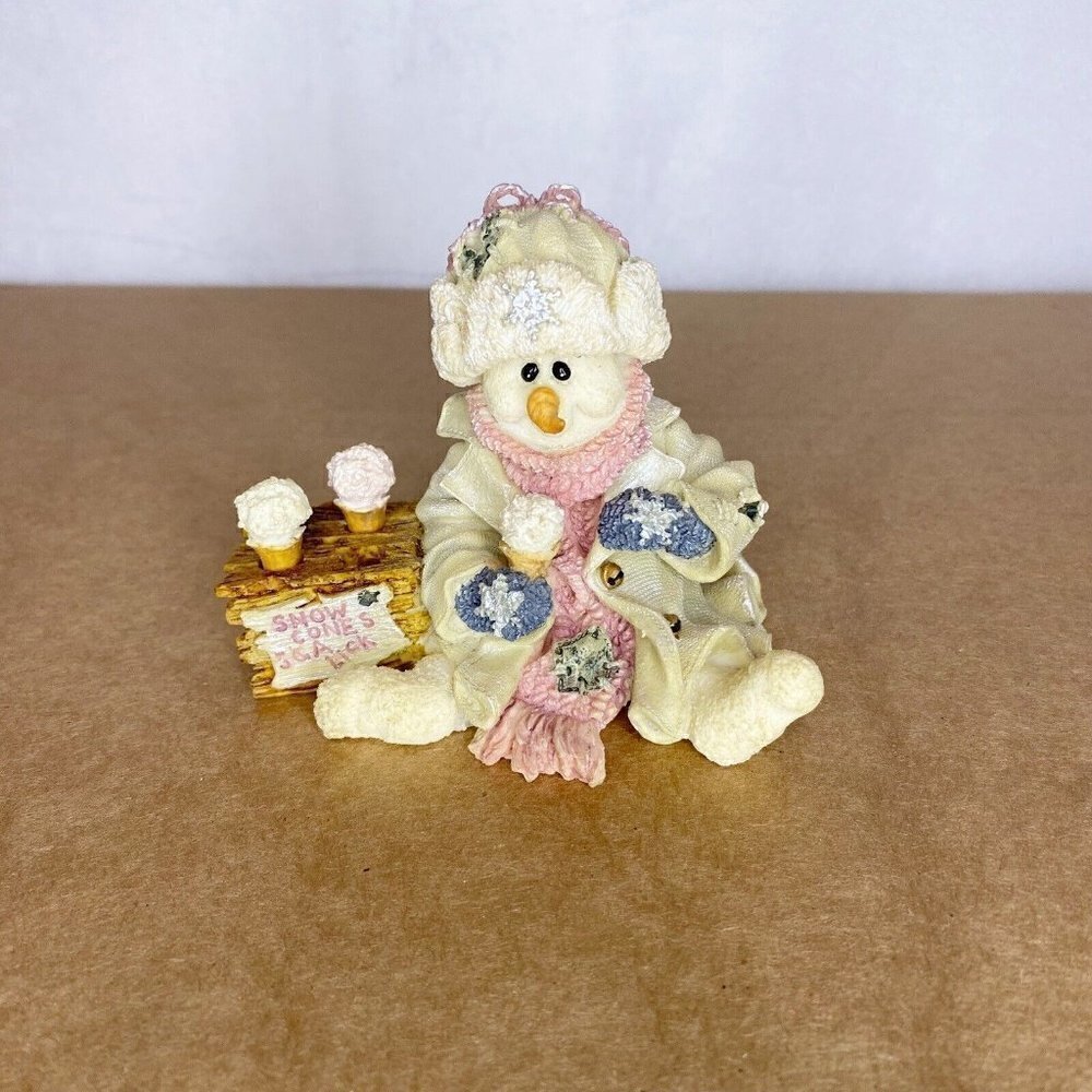 Boyds Bear Wee Folkstone Collection 1997 Slurp and The Snowcone Stand #36500